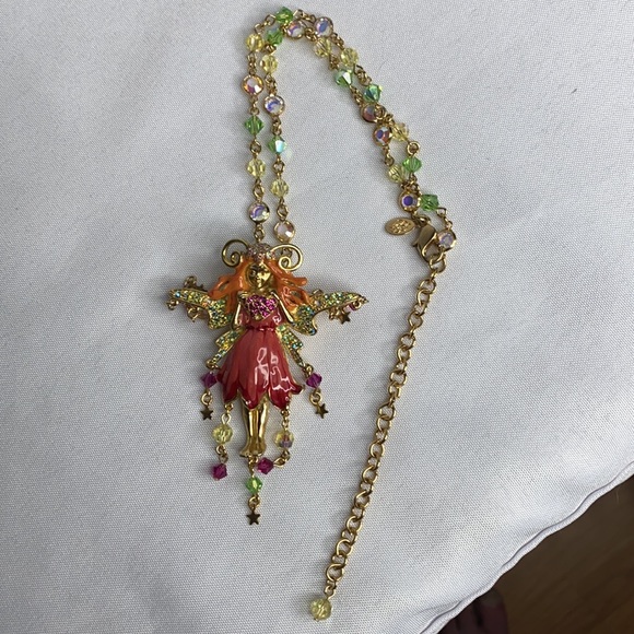VTG Kirk's Folly Antenna Fairy pendant/ brooch, Enhancer on 16" chain - Picture 3 of 6